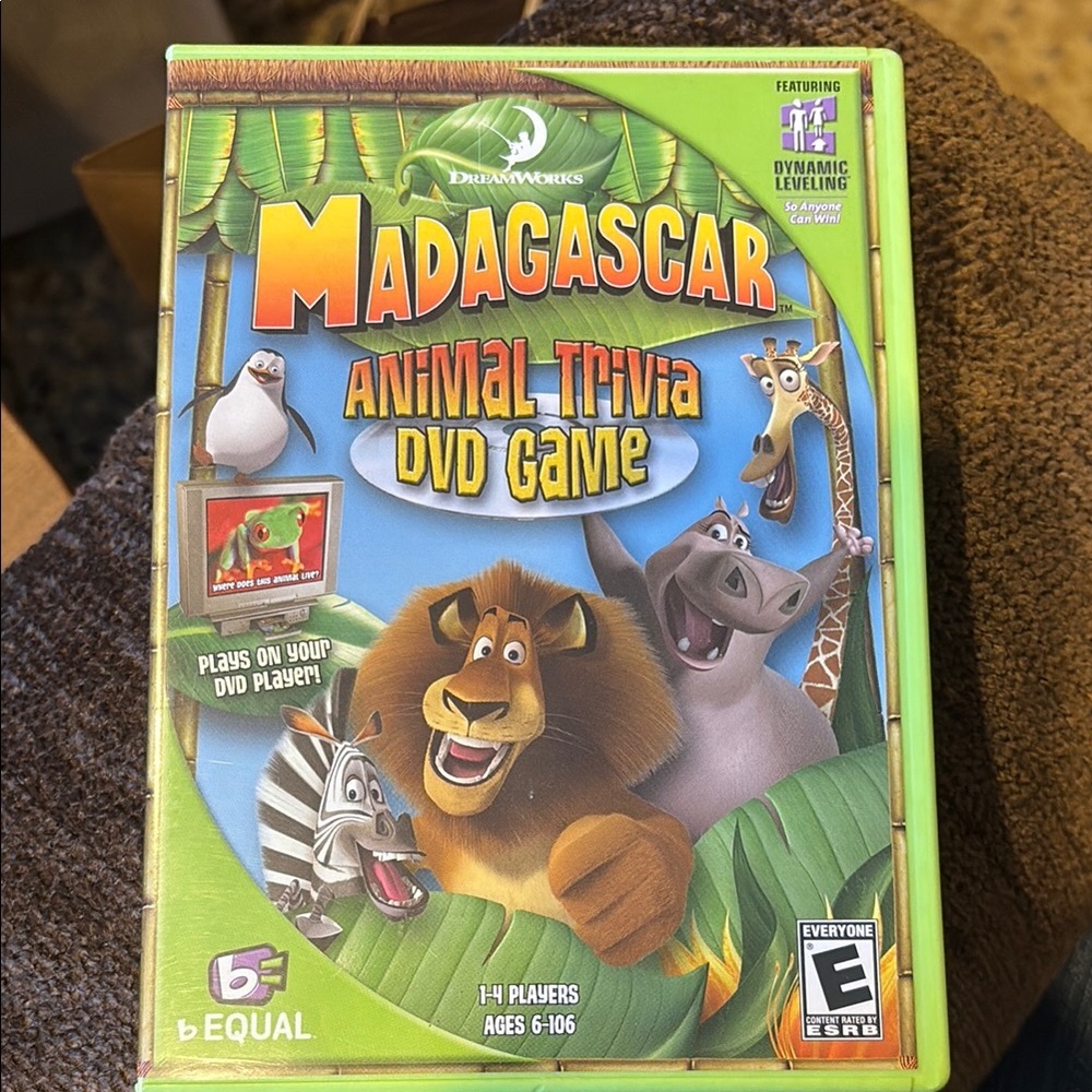 DreamWorks Madagascar Animal Trivia Game - Vibrant Green